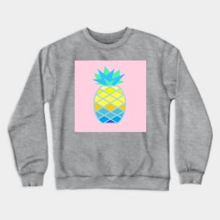 sunshine fruit pineapple blue Crewneck Sweatshirt